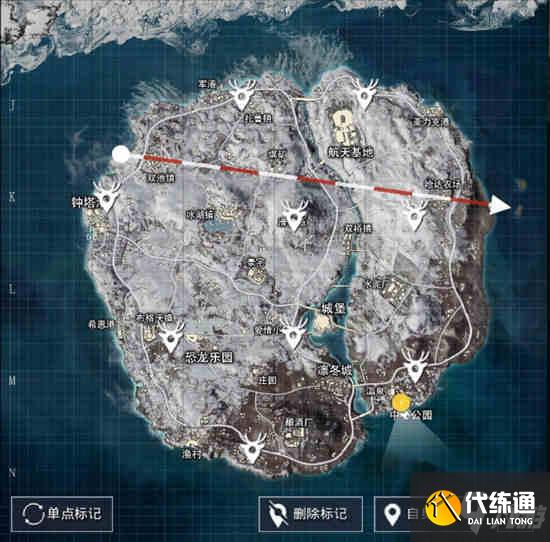 和平精英圣诞模式雪橇车刷新点位 和平精英圣诞雪橇在哪