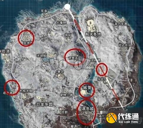 和平精英冰雪模式地图怎么玩 信号枪圣诞树位置分享