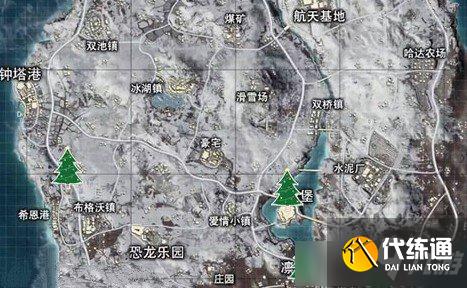 《和平精英》2020冰雪圣诞树位置图文一览