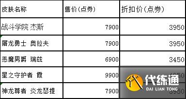 2021LPL春季赛冠军阵容皮肤半价 2021LPL春季赛冠军回馈活动