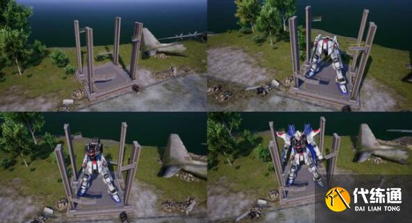 和平精英高达联动活动高达位置在哪里