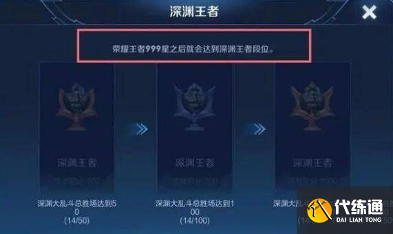 王者荣耀深渊王者是什么段位 深渊王者段位达成方式