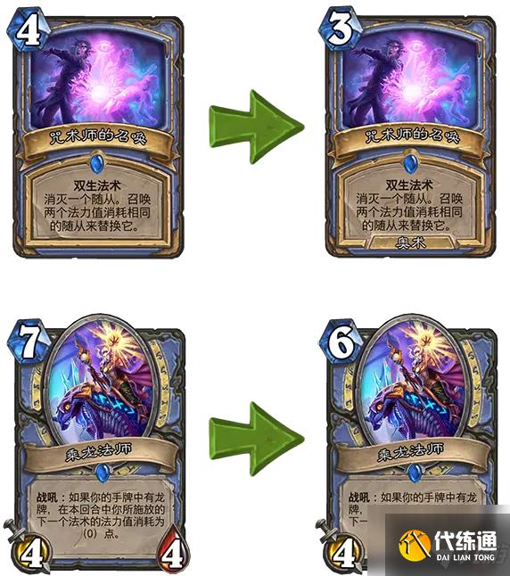 《炉石传说》20.0版本卡牌平衡性调整一览