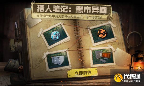 使命召唤手游猎人笔记活动在哪 猎人笔记黑市异闻攻略