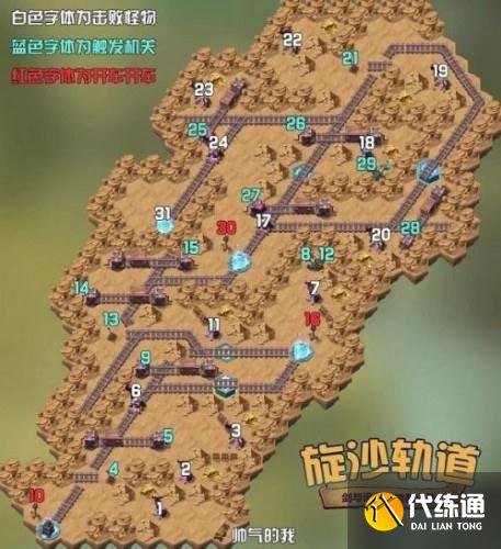 剑与远征旋沙轨道怎么过 剑与远征旋沙轨道全奖励路线