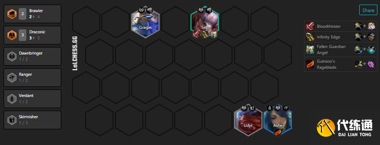 云顶之弈S5龙拳瑟提阵容推荐：龙拳腕豪阵容装备搭配攻略[多图]图片7