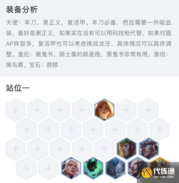 云顶之弈11.12六骑天使上分阵容攻略