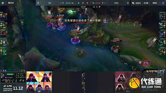 LOL-LPL：Bin格温天神下凡瞬斩四杀，SN让一追二2-1战胜RNG