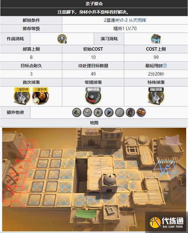 明日方舟突袭VI-3亲子聚会通关打法