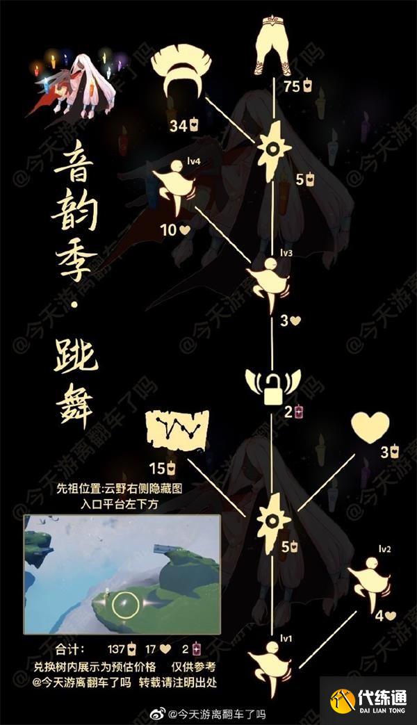 光遇手游 资讯列表 光遇金边紫色灯笼裤兑换图分享:复刻跳舞先祖兑换