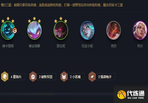 云顶之弈S5.5赌人马阵容