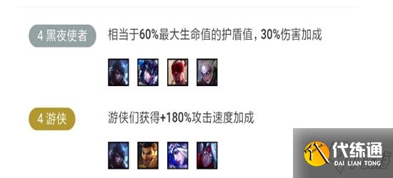 云顶之弈手游S5.5版本最强阵容黑夜游侠阿克尚