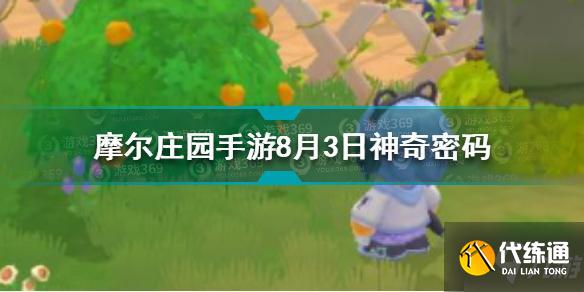 摩尔庄园手游8月3日神奇密码是什么 8月3日神奇密码分享