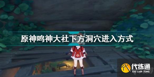 《原神》鸣神大社下方洞穴进去方式 鸣神大社下方洞穴如何进