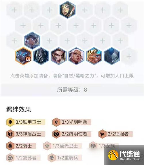 云頂之弈黎明鐵騎盾輕松上分 肉裝開局新思路