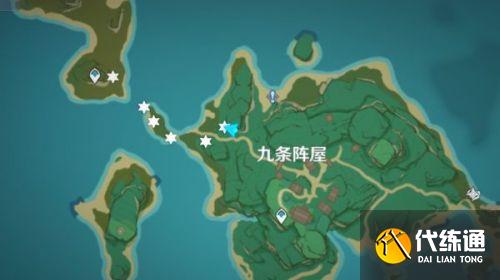 原神稻妻藏宝地9位置 原神迷踪活动藏宝地9铁钱位置