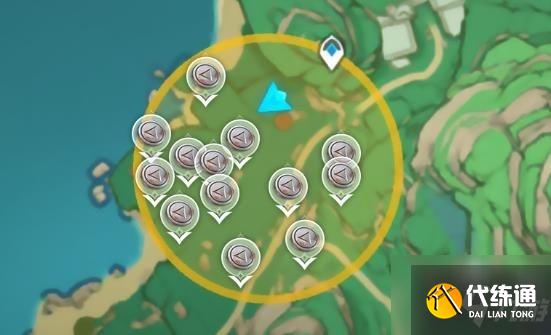 《原神》稻妻秘宝迷踪藏宝地3在哪?藏宝地3位置坐标分享