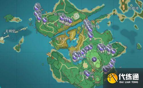 原神晶化骨髓位置大全 原神晶化骨髓最速采集路线推荐