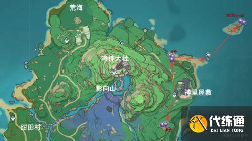 原神稻妻城紫晶块采集路线分享 稻妻城紫晶块最速采集攻略 原神稻妻城紫晶块采集路线分享