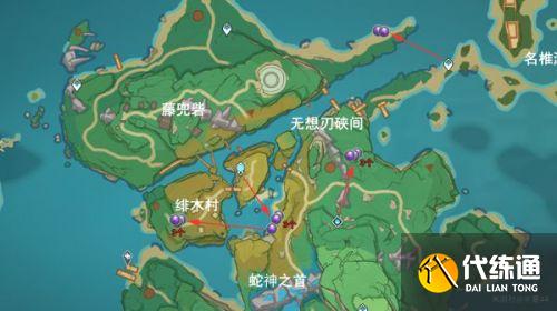 原神稻妻城紫晶块采集路线分享 稻妻城紫晶块最速采集攻略 原神稻妻城紫晶块采集路线分享