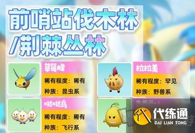 摩尔庄园手游精灵有哪些 精灵等级分布一览