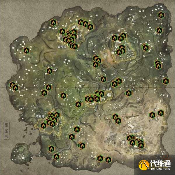 永劫无间地图金绿堆固定资源点介绍