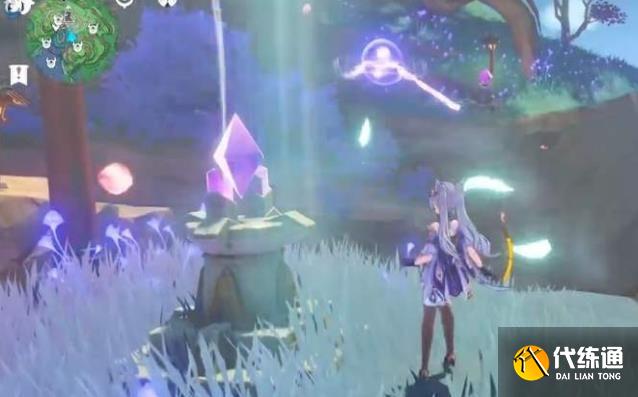 原神调查古代遗迹解密攻略：调查古代遗迹雷元素方碑顺序推荐[多图]图片4