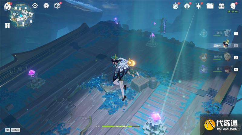 原神清籁丸船尾解谜怎么做 原神清籁丸船尾解谜攻略