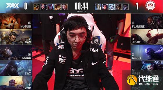 LOL-LPL：Viper厄斐琉斯绝境三杀，EDG 3-1击败FPX夺得夏季赛冠军