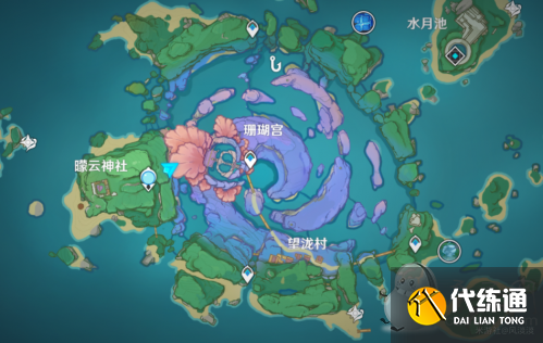 原神林藏的信宝箱位置 2.1稻妻隐藏任务远海牧人的宝藏宝箱位置图