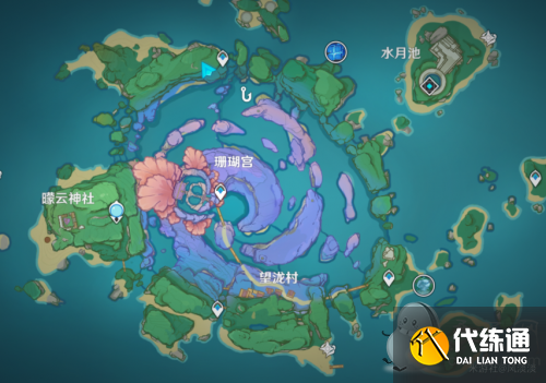 原神林藏的信宝箱位置 2.1稻妻隐藏任务远海牧人的宝藏宝箱位置图