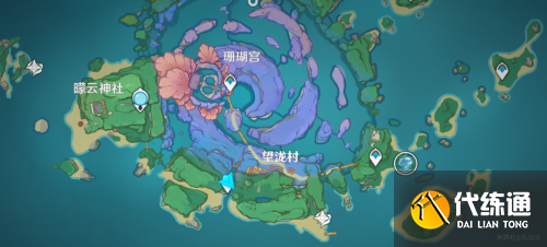 原神林藏的信宝箱位置 2.1稻妻隐藏任务远海牧人的宝藏宝箱位置图
