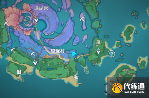 原神林藏的信宝箱位置 2.1稻妻隐藏任务远海牧人的宝藏宝箱位置图