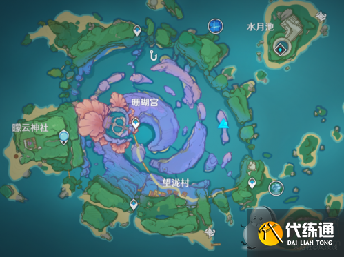 原神林藏的信宝箱位置 2.1稻妻隐藏任务远海牧人的宝藏宝箱位置图