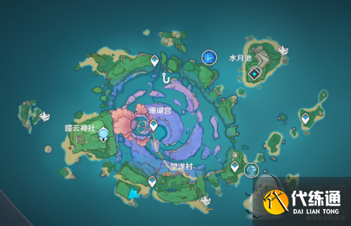 原神林藏的信宝箱位置 2.1稻妻隐藏任务远海牧人的宝藏宝箱位置图