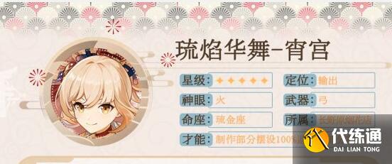 原神宵宫装备词条配队玩法攻略