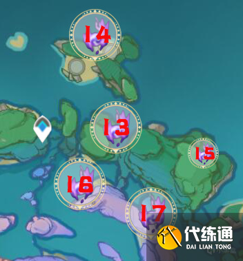 原神2.1海祇岛清籁岛雷神瞳分布位置大全 原神2.1雷神瞳全位置点位