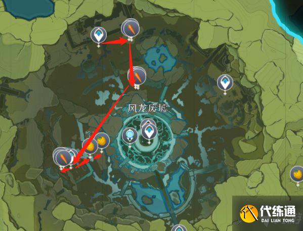 《原神》四方和平料理材料采集路线