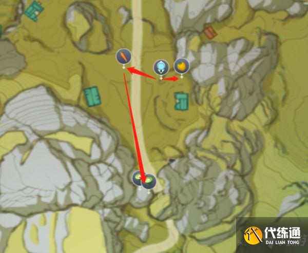 《原神》四方和平料理材料采集路线