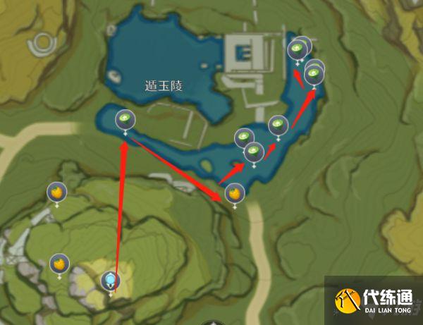 《原神》四方和平料理材料采集路线