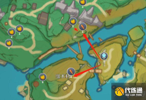 《原神》四方和平料理材料采集路线