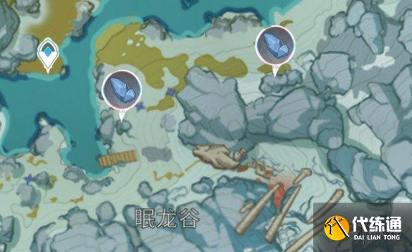 《原神手游》2.1雪山星银矿石分布 2.1雪山星银矿采集路线推荐