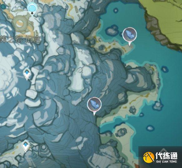 《原神手游》2.1雪山星银矿石分布 2.1雪山星银矿采集路线推荐