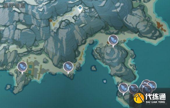 《原神手游》2.1雪山星银矿石分布 2.1雪山星银矿采集路线推荐