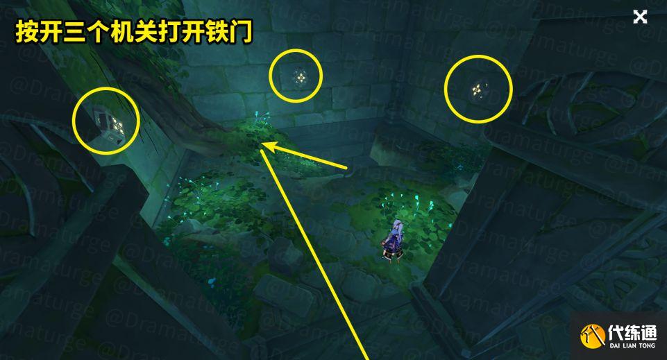 三个机关位置