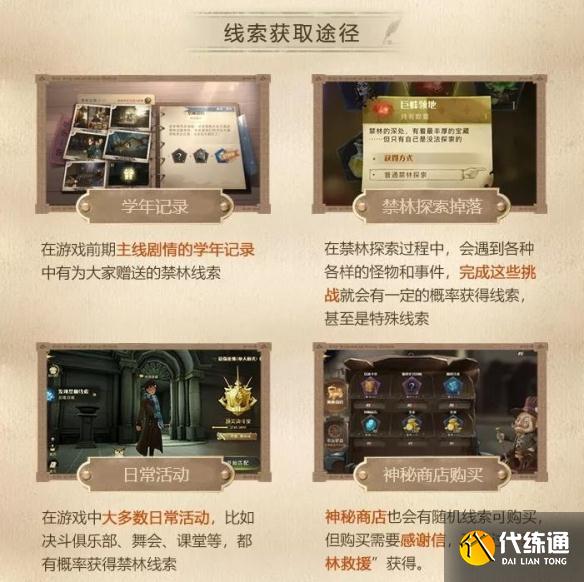 哈利波特魔法觉醒禁林线索怎么得？禁林线索获取途径汇总[多图]图片1