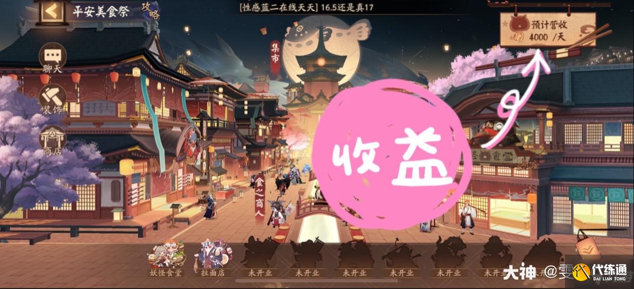 阴阳师平安美食祭店铺解锁顺序攻略