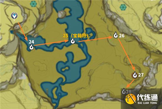 《原神》觅取月晖磐岩之路逐月符位置详解