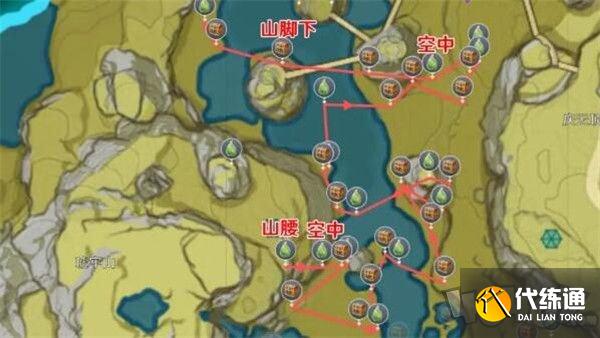 原神盤岩之路全收集攻略 盤岩之路100%收集方法
