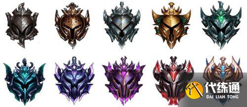 英雄联盟手游段位级别排列图片